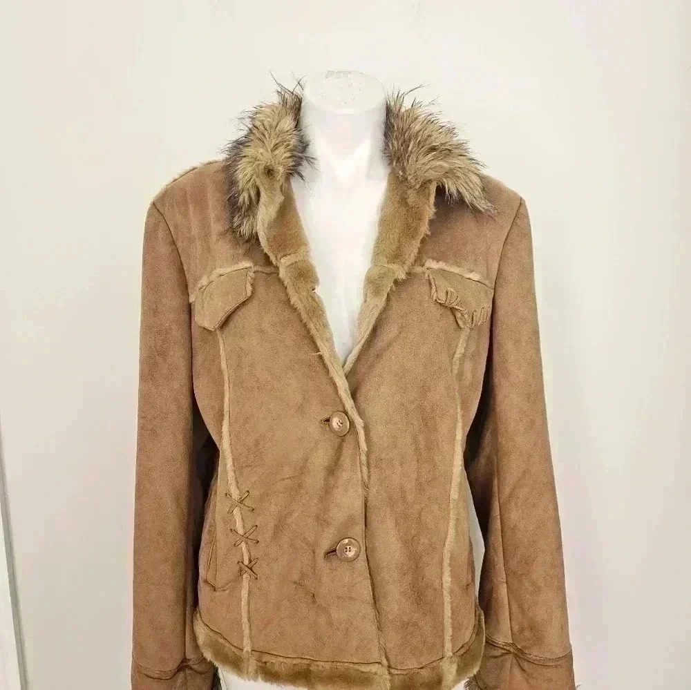 Fitz-Wright Jacket Size Large EUC 100% Polyester … - image 8